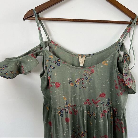 NWT Roxy Do It My Way Strappy Dress Sundress Size Small Ruffle Sleeve Size Small - Picture 9 of 11